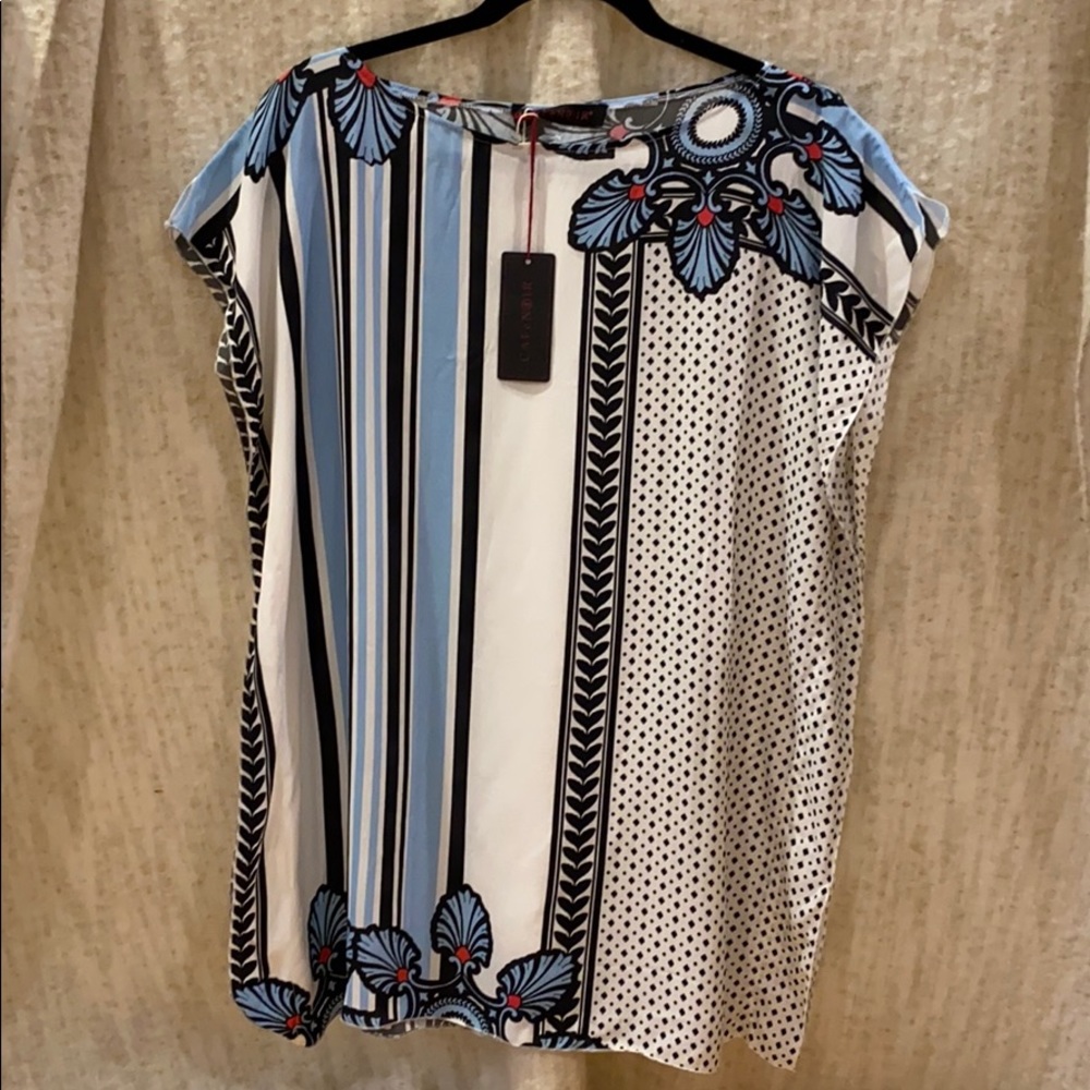 Cafenoir Blouse Size S/M NWT